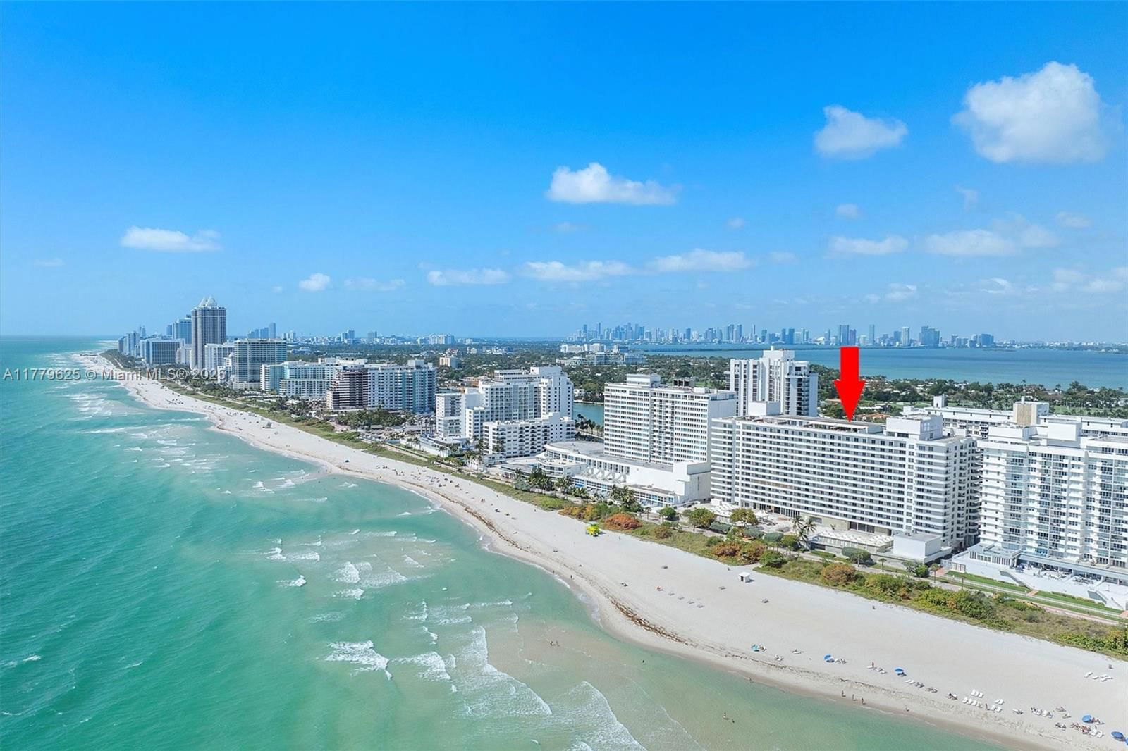 Real estate property located at 5555 Collins Ave #16B, Miami-dade, Oceanside Plaza Condo, Miami Beach, FL