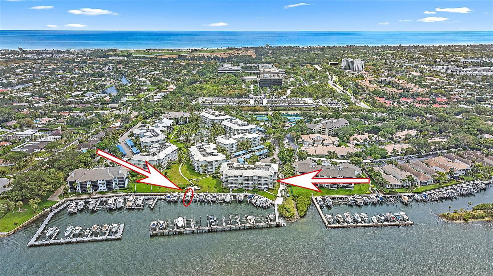 Real estate property located at 621 Bay Colony Dr S & Slip 13, Palm Beach, Bay Colony, Juno Beach, FL