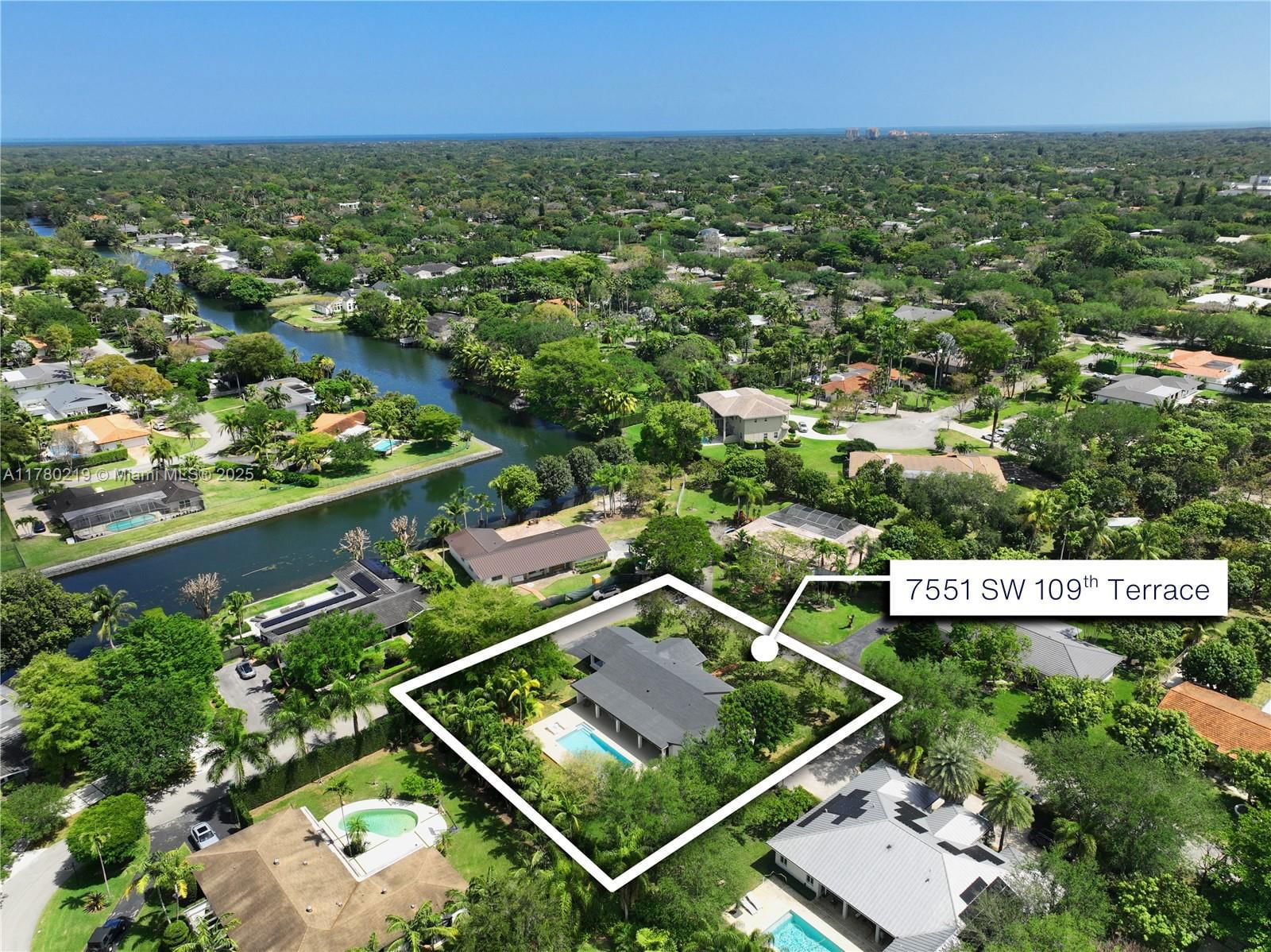 Real estate property located at 7551 109th Ter, Miami-dade, Kendalllane Estates Sec A, Pinecrest, FL