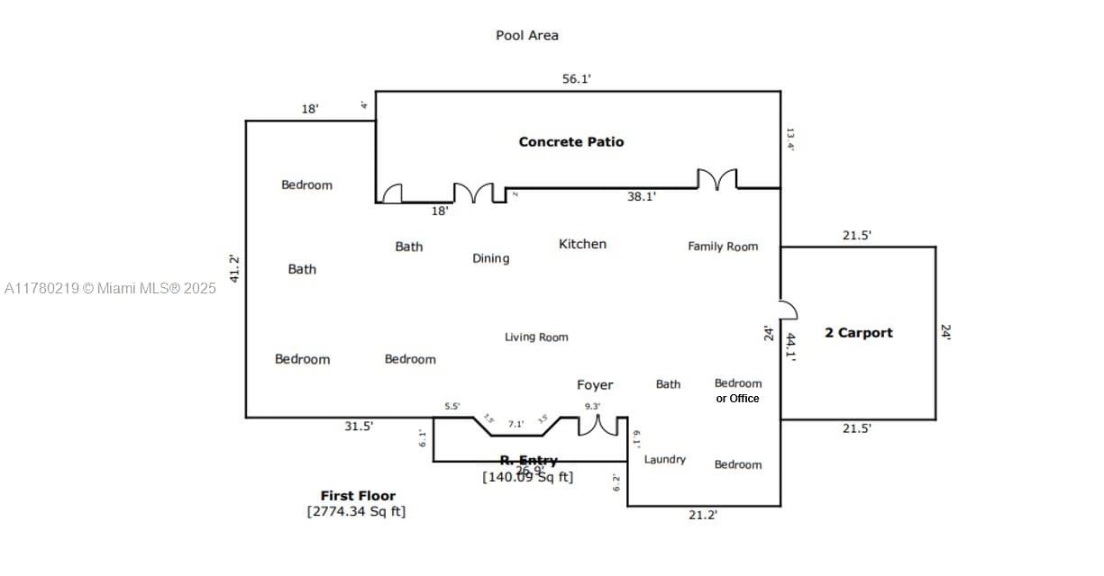 Real estate property located at 7551 109th Ter, Miami-dade, Kendalllane Estates Sec A, Pinecrest, FL