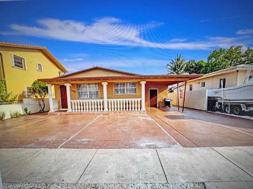 Real estate property located at 166 16th St, Miami-dade, Town Of Hialeah 1 Addn Am, Hialeah, FL
