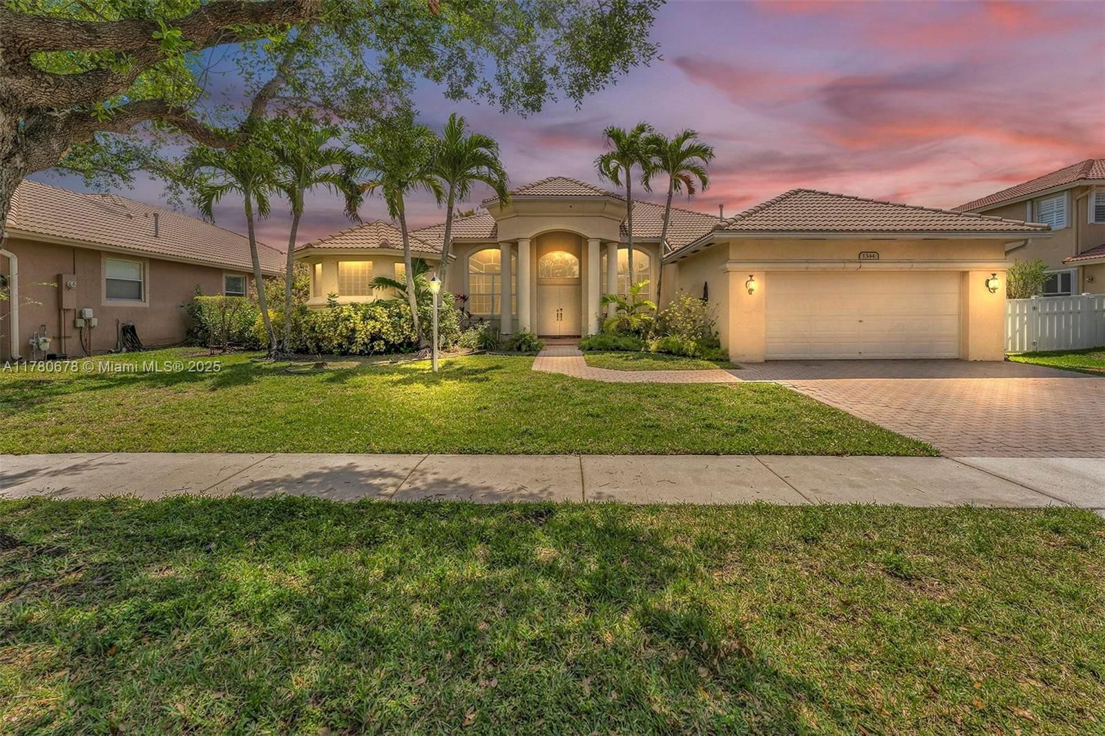 Real estate property located at 1344 139th Ter, Broward, Pembroke Falls Phase 5, Pembroke Pines, FL