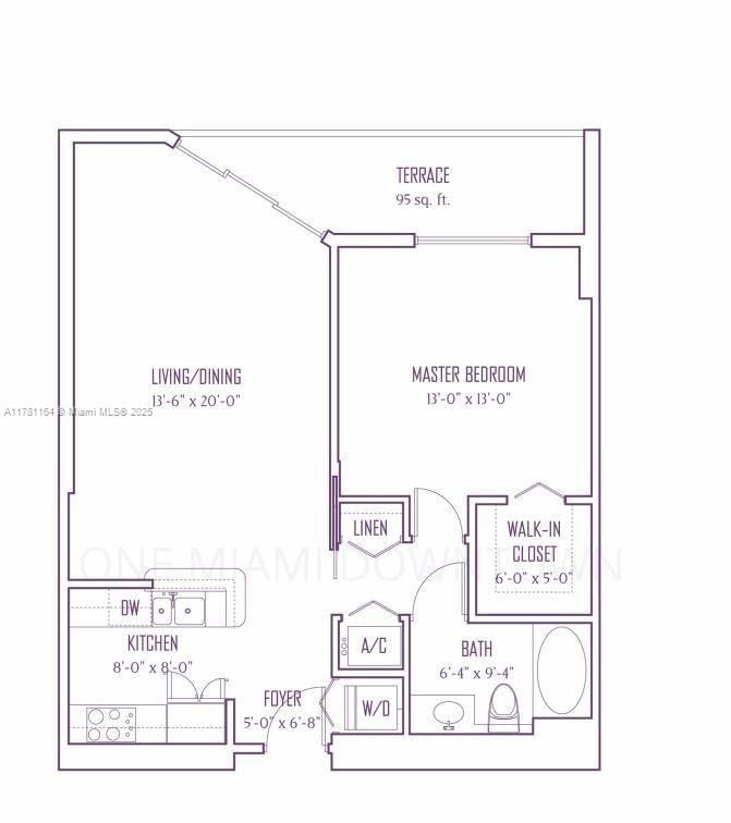 Real estate property located at , Miami-dade, One Miami West Condo, Miami, FL