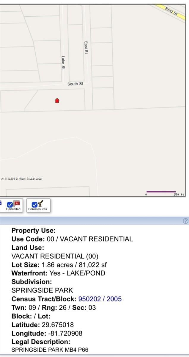 Real estate property located at . Palatka, Putnam, Springside Park, Palatka, FL