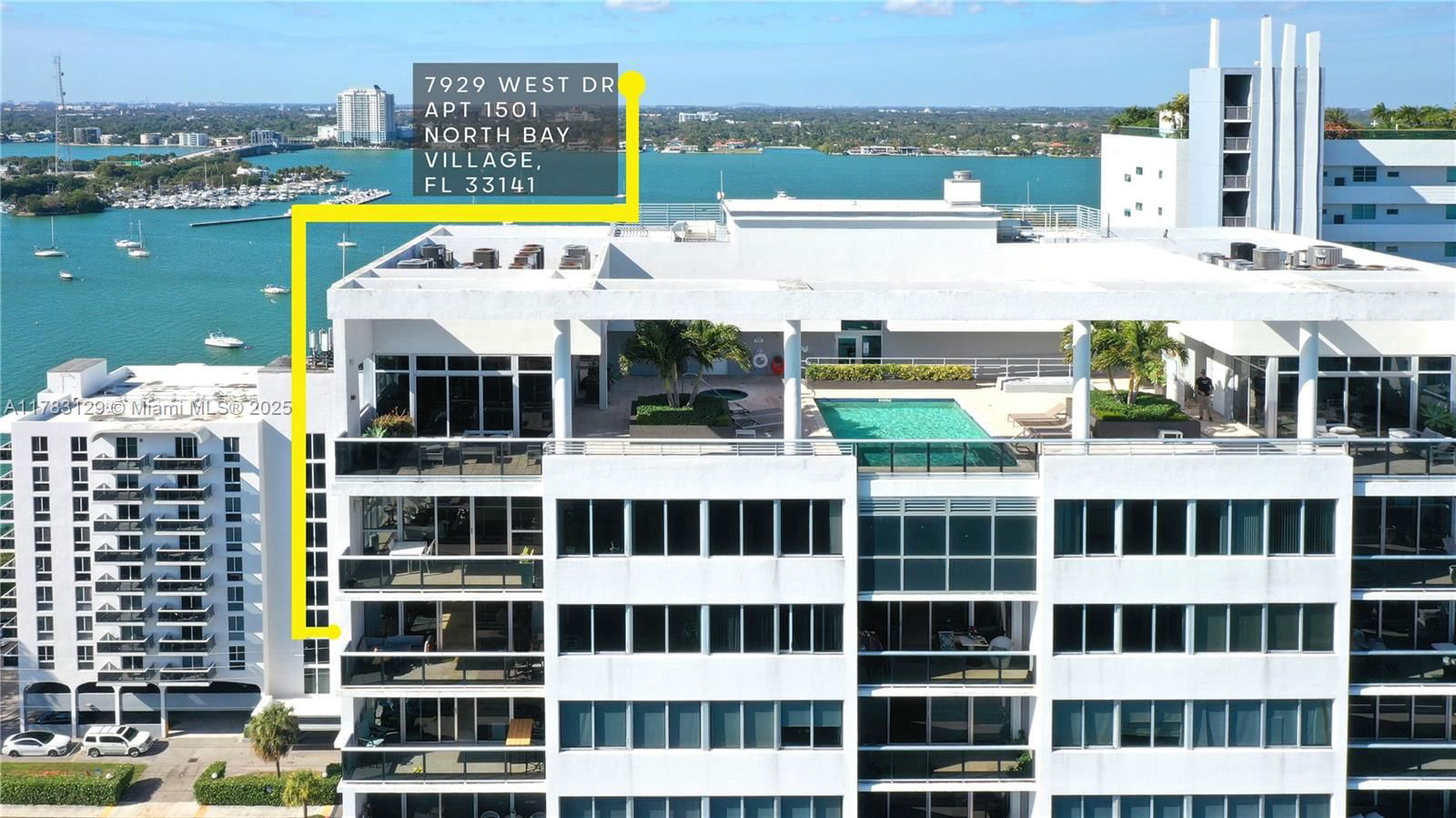 Real estate property located at 7929 West Dr #1501, Miami-dade, Blue Bay Tower Condo, North Bay Village, FL