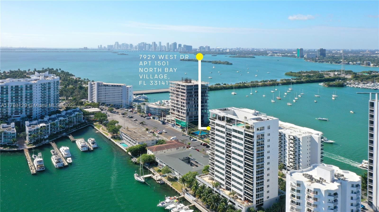 Real estate property located at 7929 West Dr #1501, Miami-dade, Blue Bay Tower Condo, North Bay Village, FL