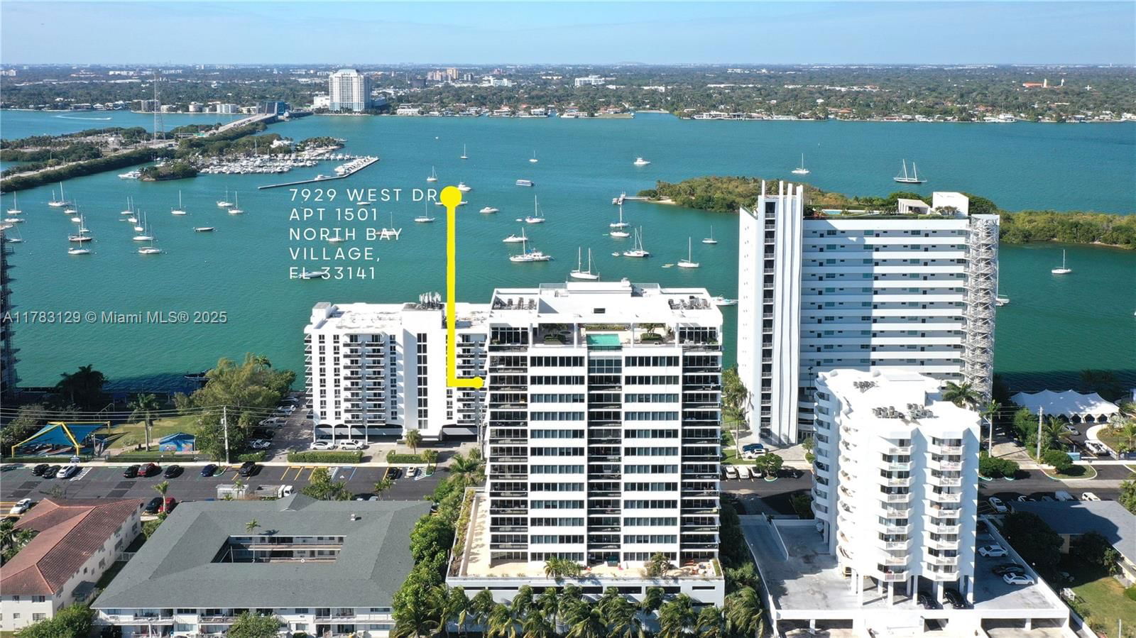 Real estate property located at 7929 West Dr #1501, Miami-dade, Blue Bay Tower Condo, North Bay Village, FL