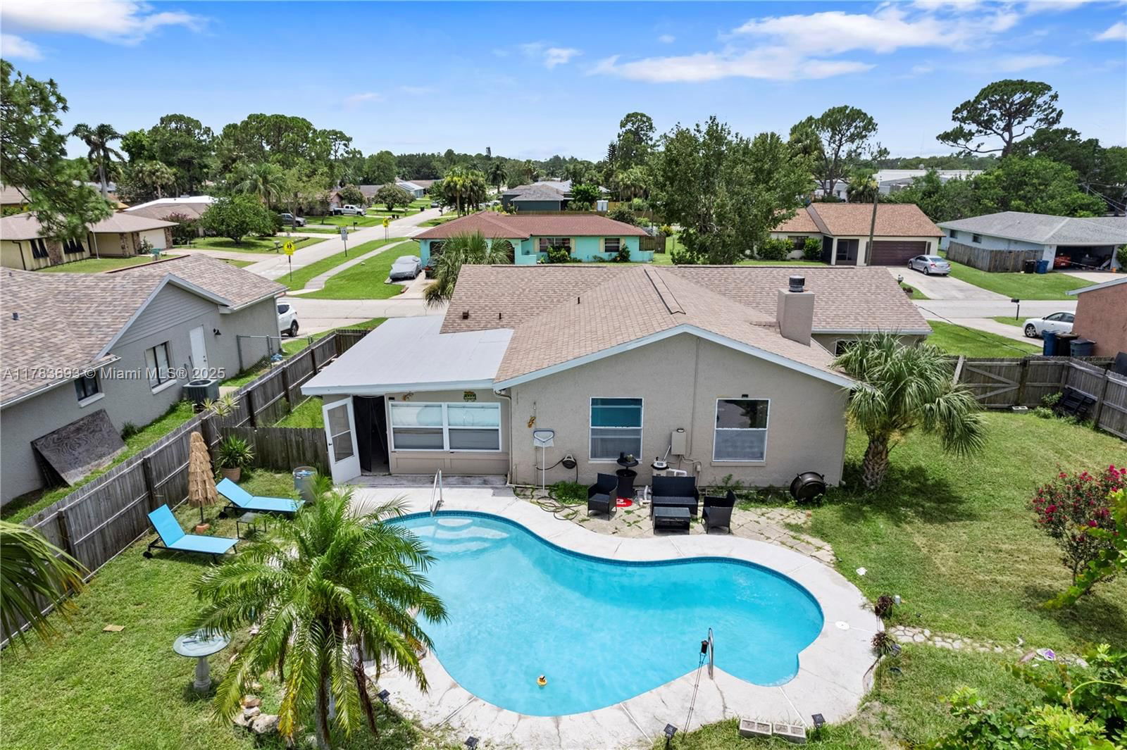 Real estate property located at 1811 Barker St. NE, Brevard, Port Malabar Unit 6, Palm Bay, FL