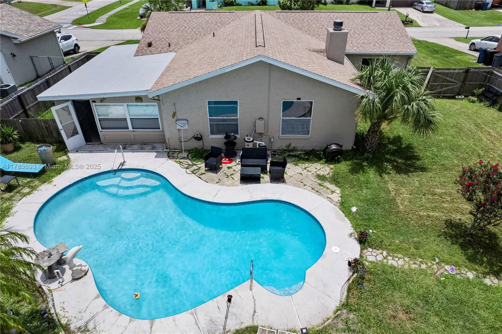 Real estate property located at 1811 Barker St. NE, Brevard, Port Malabar Unit 6, Palm Bay, FL