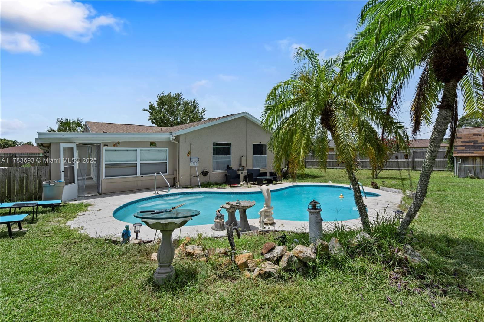 Real estate property located at 1811 Barker St. NE, Brevard, Port Malabar Unit 6, Palm Bay, FL
