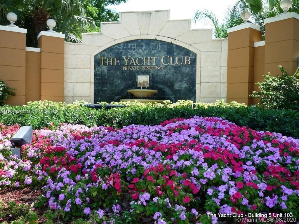 Real estate property located at 19501 Country Club Dr #104, Miami-dade, The Yacht Club At Aventur, Aventura, FL