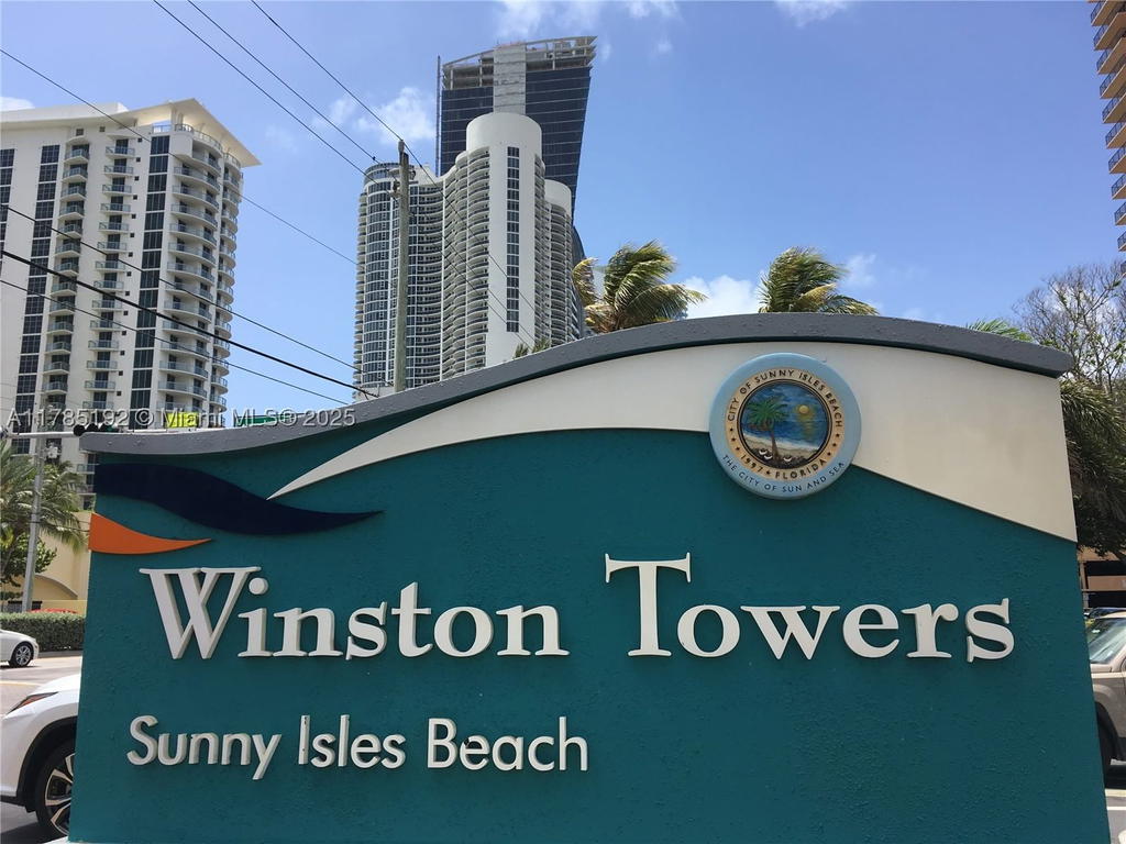 Real estate property located at 250 174th St #706, Miami-dade, Winston Towers 100 Condo, Sunny Isles Beach, FL