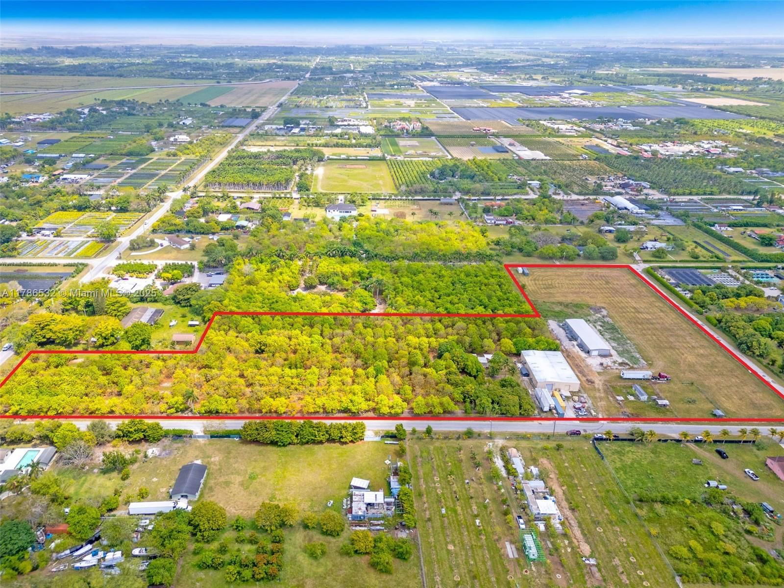 Real estate property located at 19700 188th St, Miami-dade, Redland Agri 11.71 Acres, Miami, FL