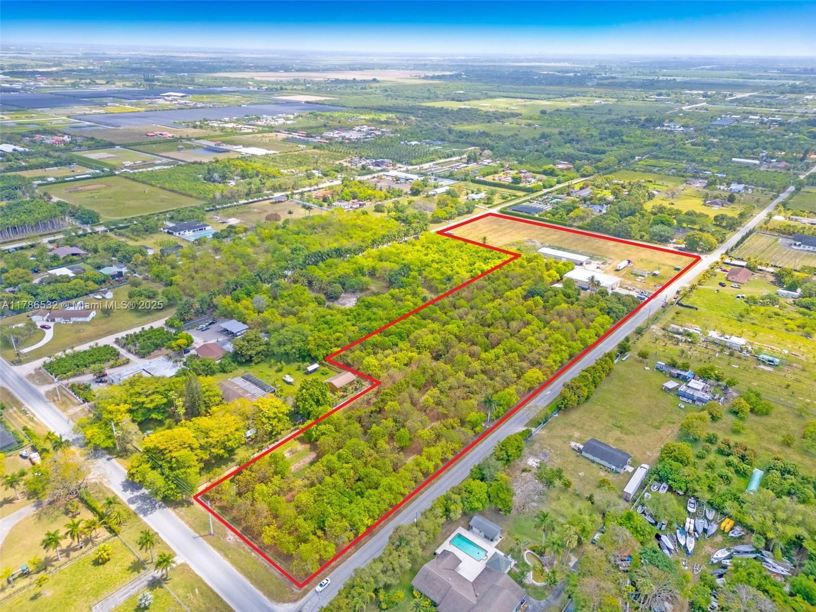 Real estate property located at 19700 188th St, Miami-dade, Redland Agri 11.71 Acres, Miami, FL