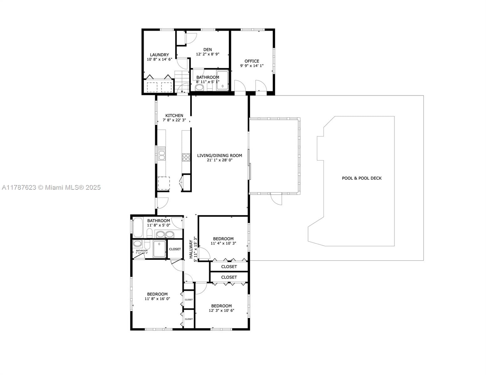 Real estate property located at 5965 64th Pl, Miami-dade, Merion Park, South Miami, FL