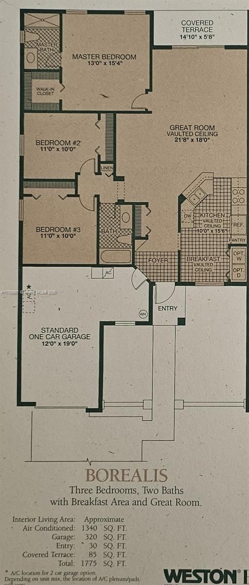 Real estate property located at 2086 Borealis Way, Broward, Sector 2- Parcels 21b 22, Weston, FL