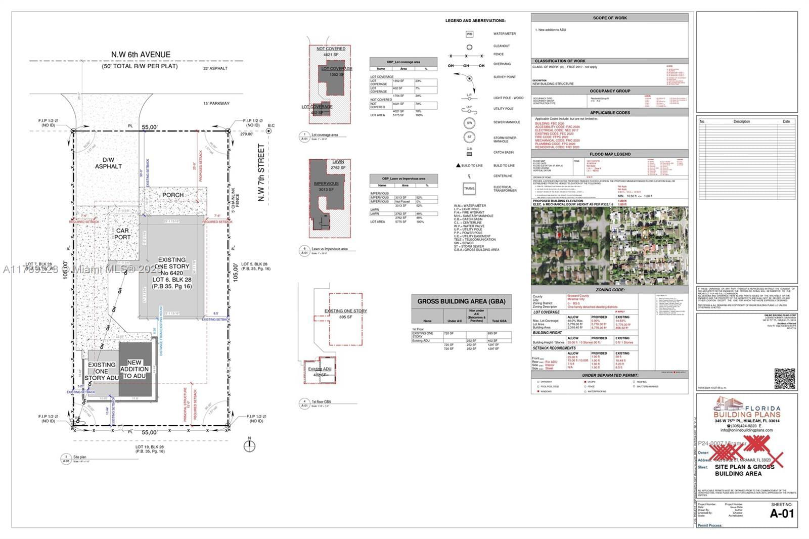 Real estate property located at 6147 40th St, Broward, Sun Land Park, Miramar, FL