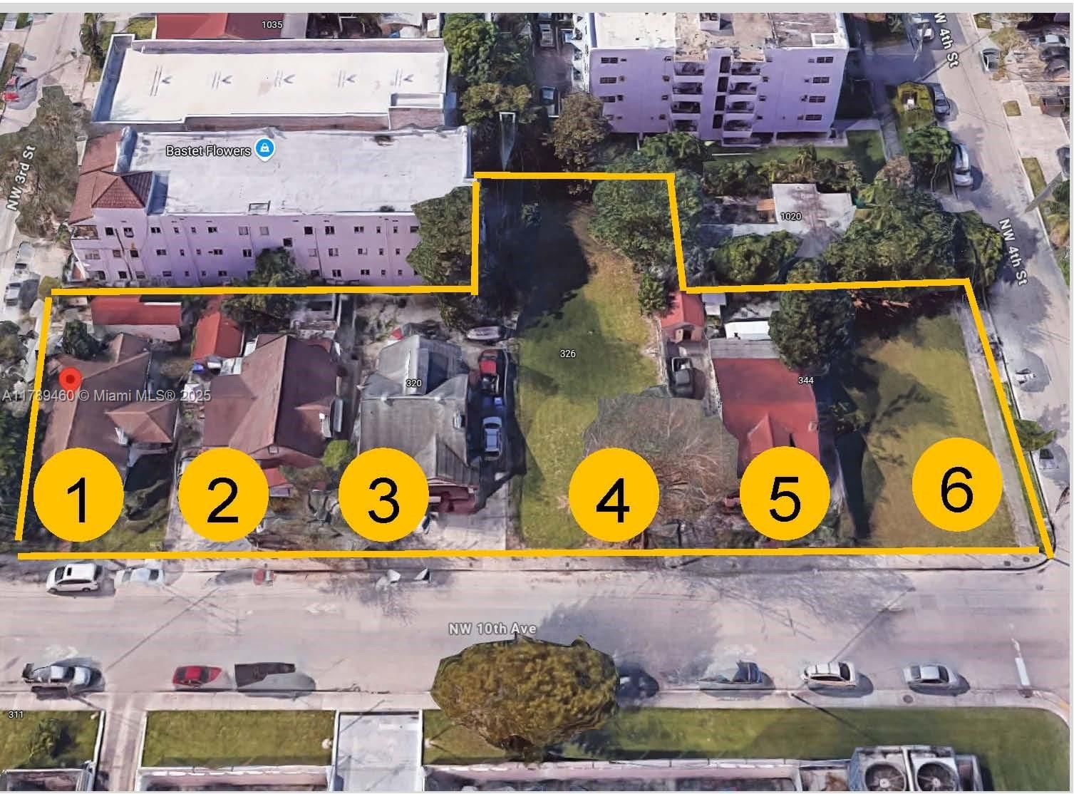 Real estate property located at 336 10th Ave, Miami-dade, Lawrence Estate Land Co, Miami, FL