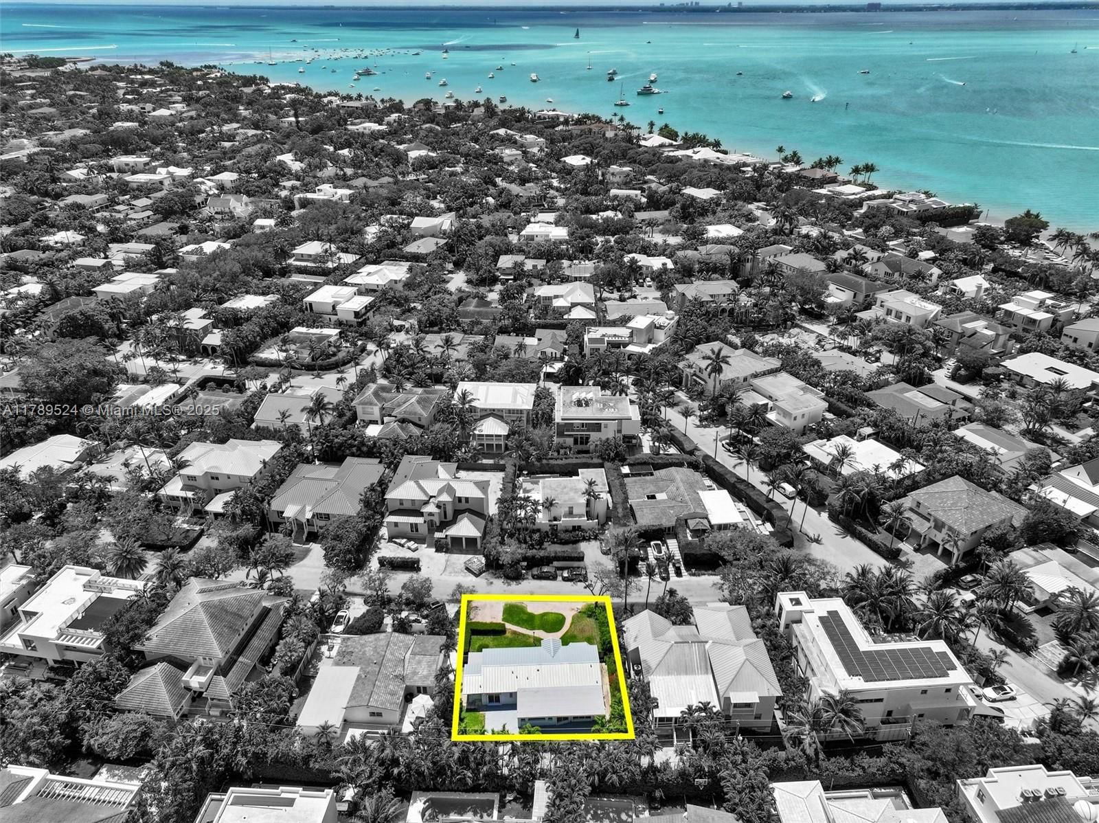 Real estate property located at 255 Ridgewood Rd, Miami-dade, Tropical Isle Homes Sub 4, Key Biscayne, FL