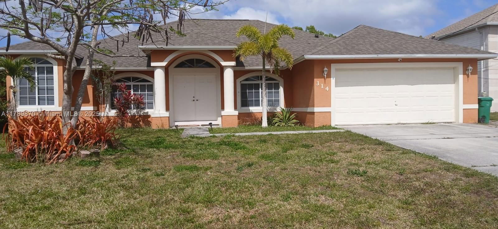 Real estate property located at 314 Ridgecrest Dr, St Lucie, Port St Lucie Section 34, Port St. Lucie, FL