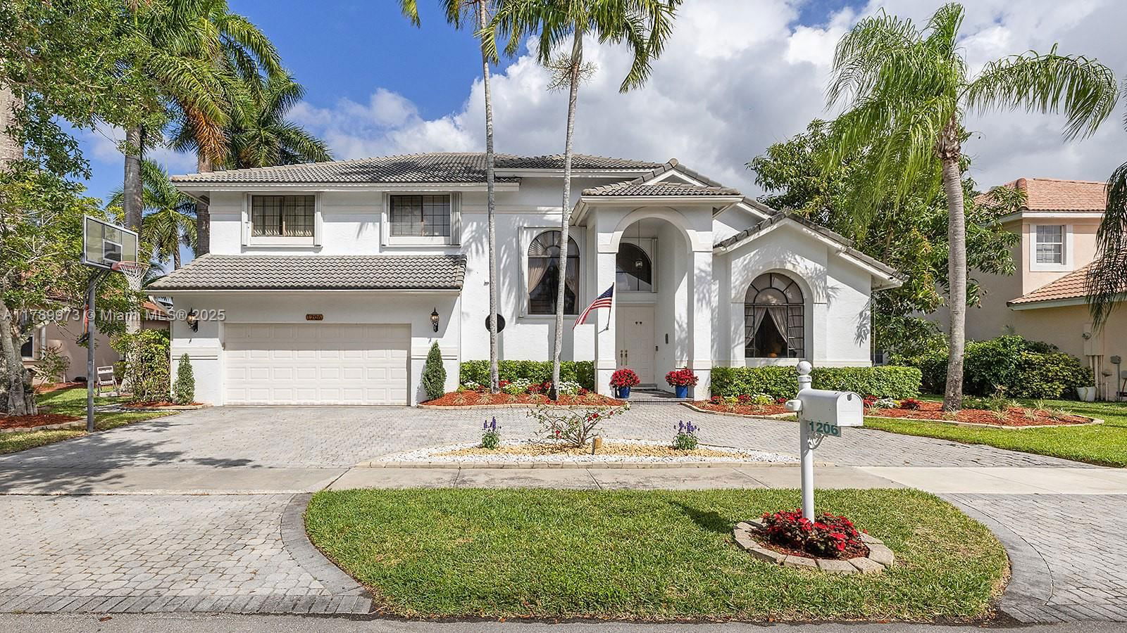 Real estate property located at 1206 180th Ave, Broward, Silver Lakes At Pembroke, Pembroke Pines, FL