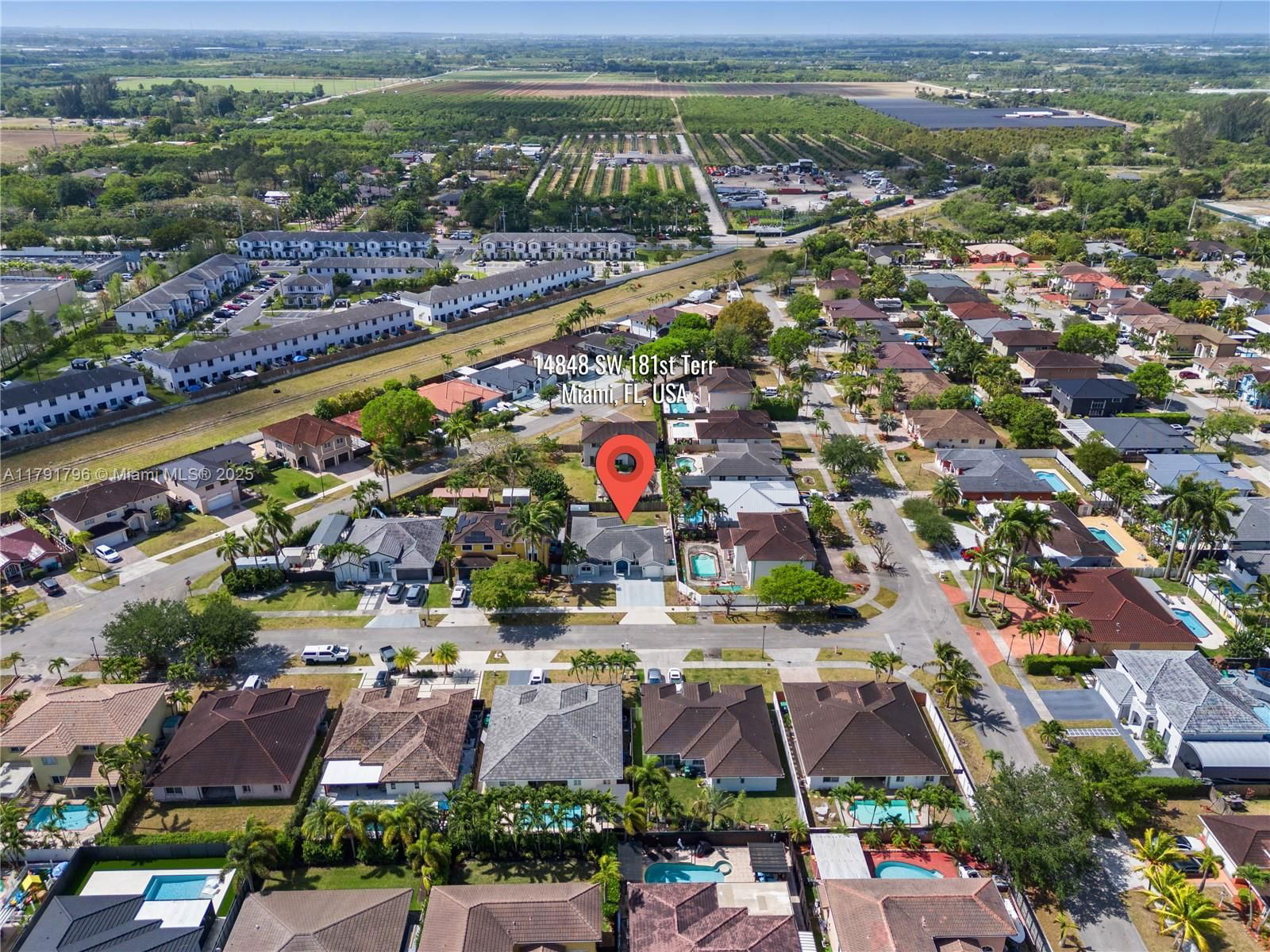 Real estate property located at 14848 181st Ter, Miami-dade, Coral Reef Nurseries Sec, Miami, FL