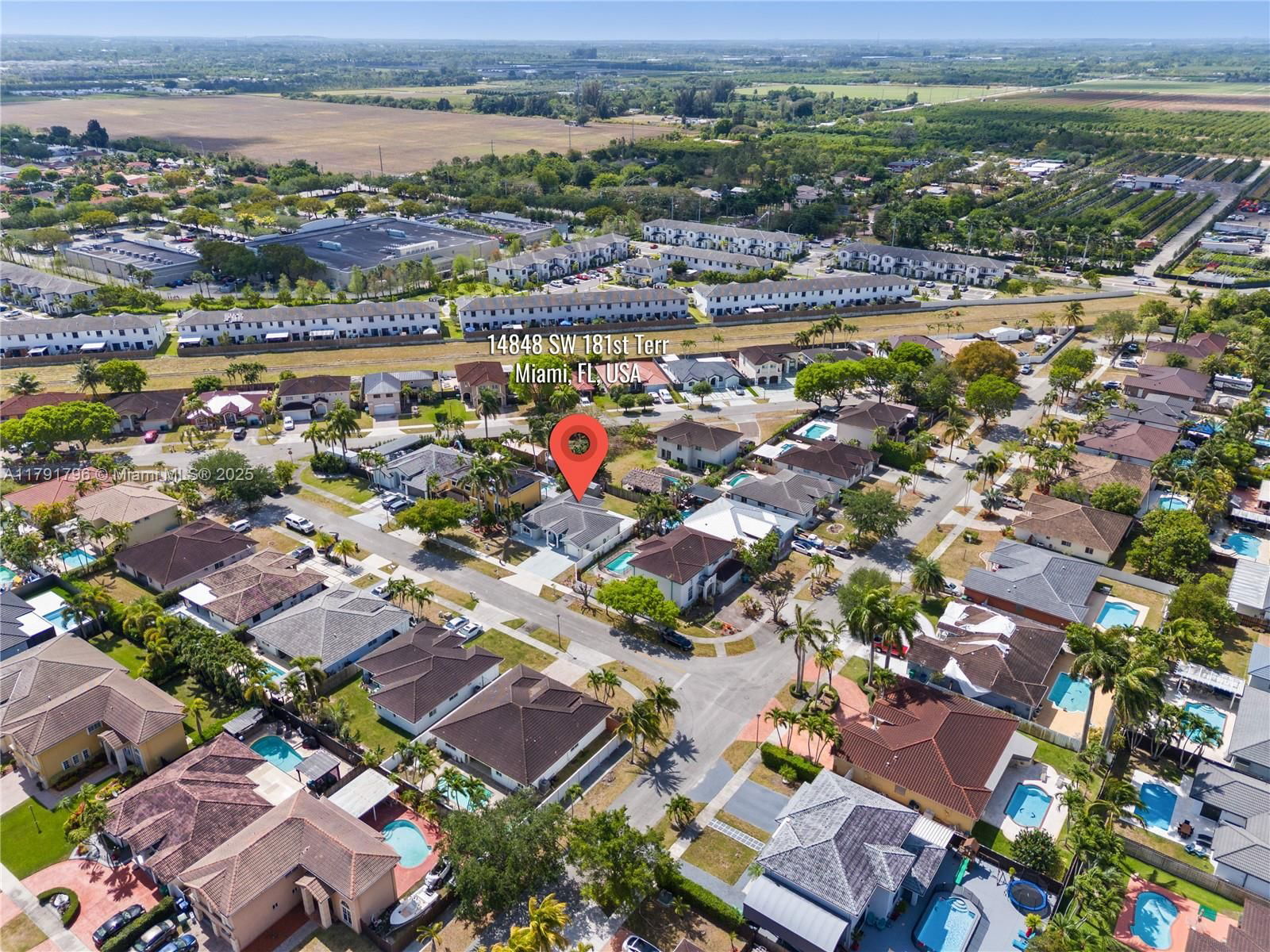 Real estate property located at 14848 181st Ter, Miami-dade, Coral Reef Nurseries Sec, Miami, FL