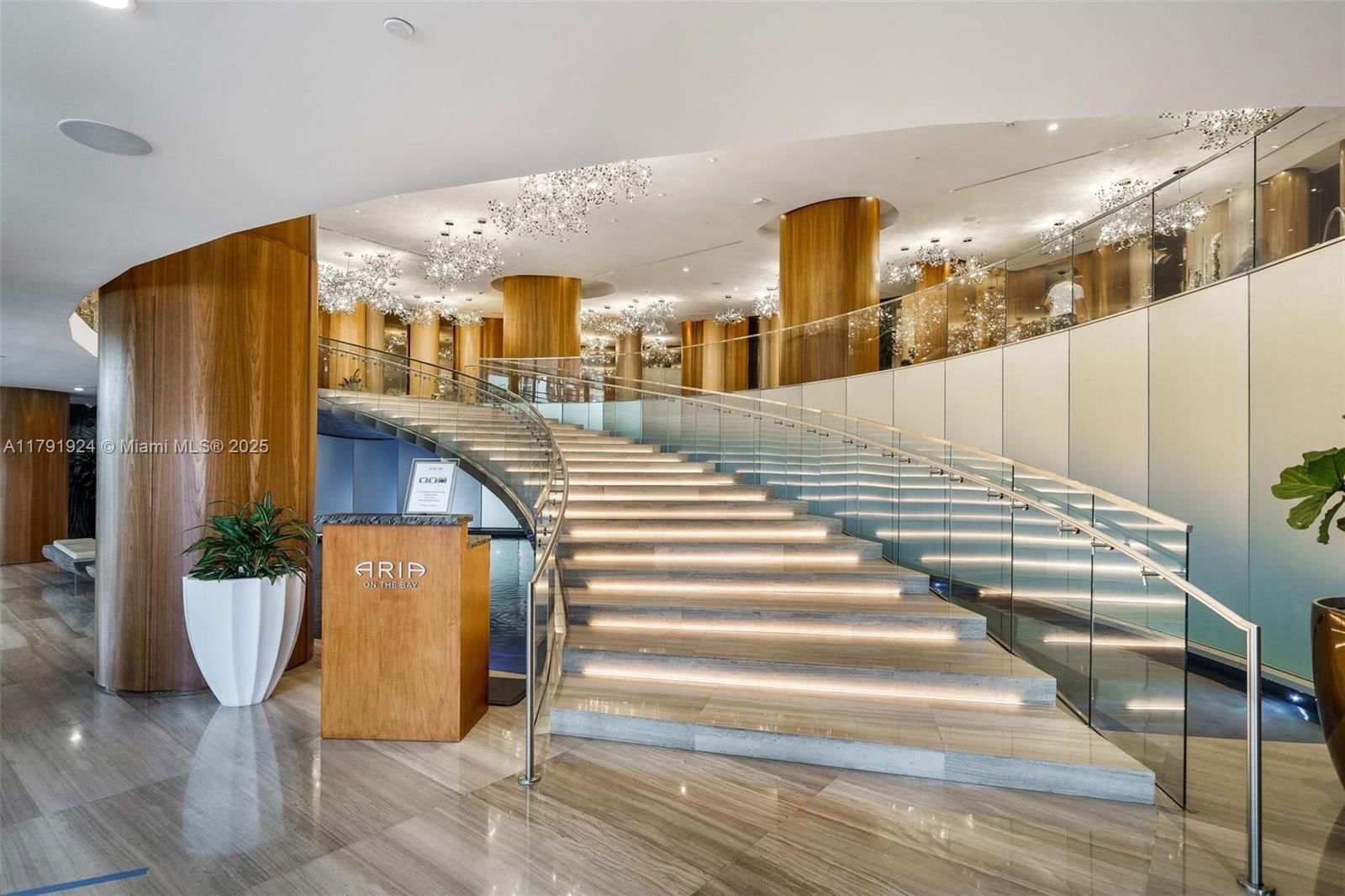 Real estate property located at 488 18th St #1708, Miami-dade, Aria On The Bay Condo, Miami, FL