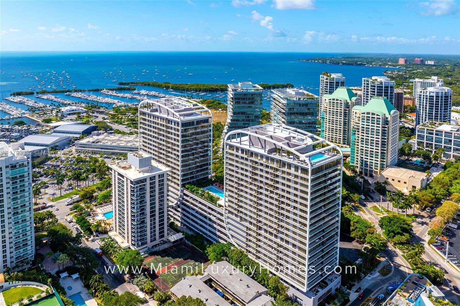 Real estate property located at 2655 Bayshore Dr. #1606, Miami-dade, Mr. C Bayshore, Coconut Grove, FL