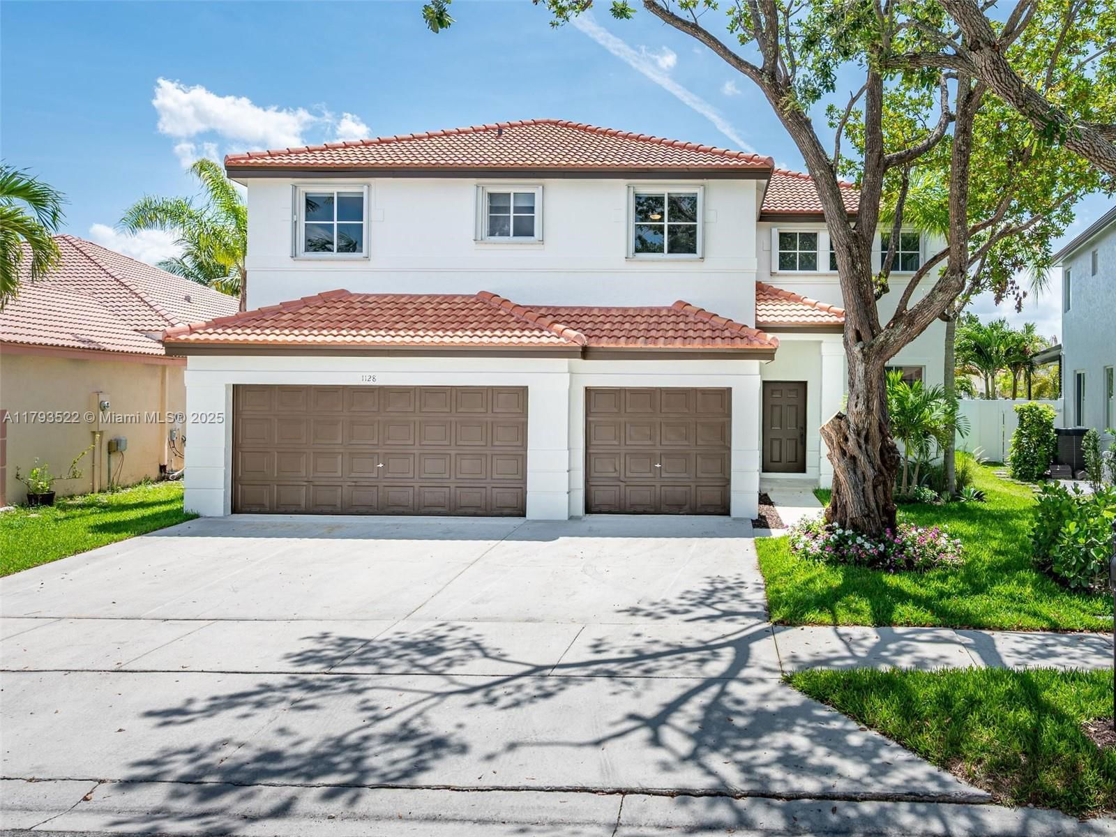 Real estate property located at 1128 Hidden Valley Way, Broward, Fairfield Meadows, Weston, FL