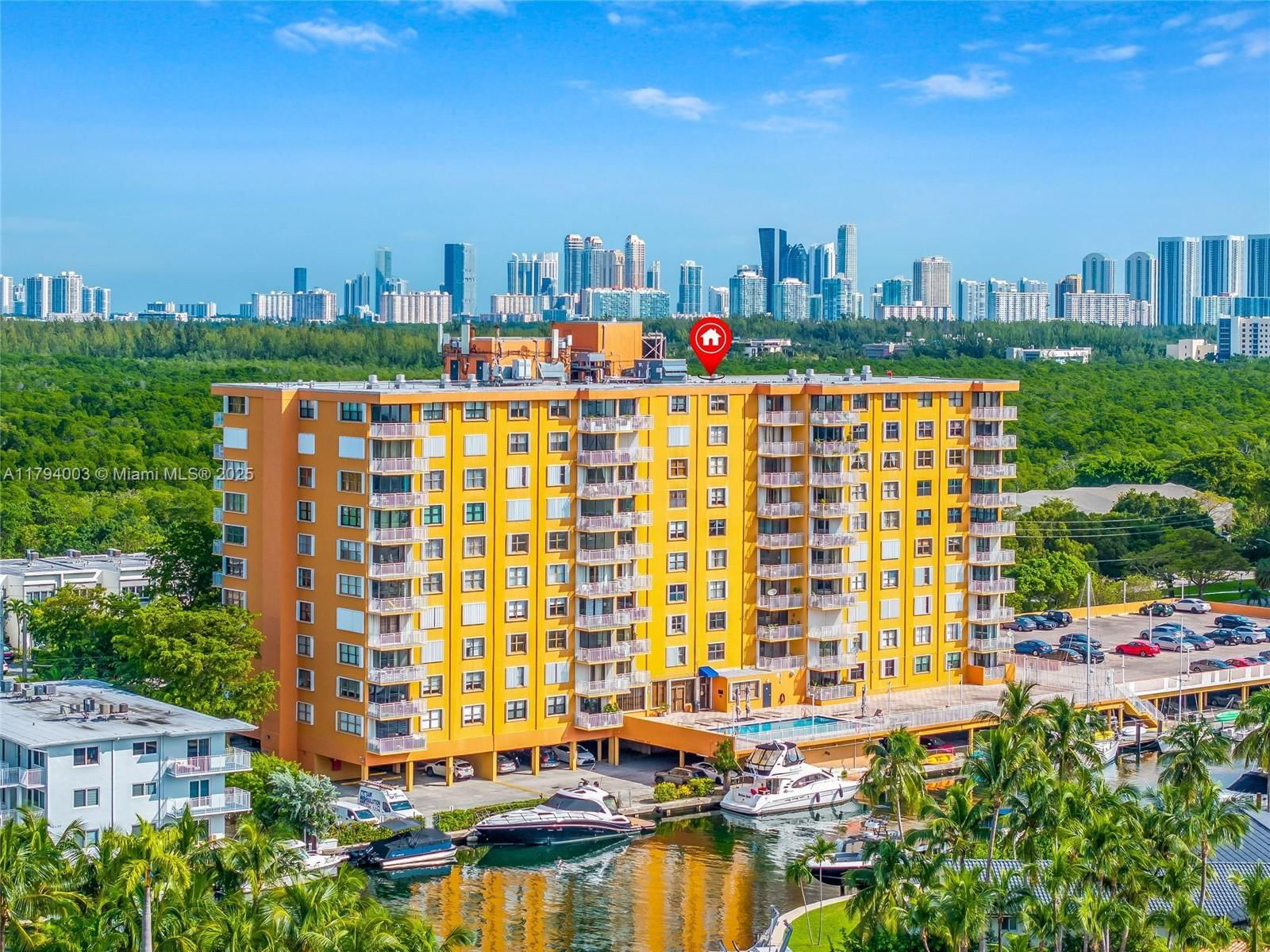 Real estate property located at 2450 135th St #1006, Miami-dade, Waterside Towers Condo, North Miami, FL