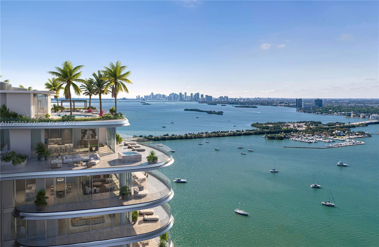 Real estate property located at 7940 west drive #1604, Miami-dade, Pagani Residences, North Bay Village, FL