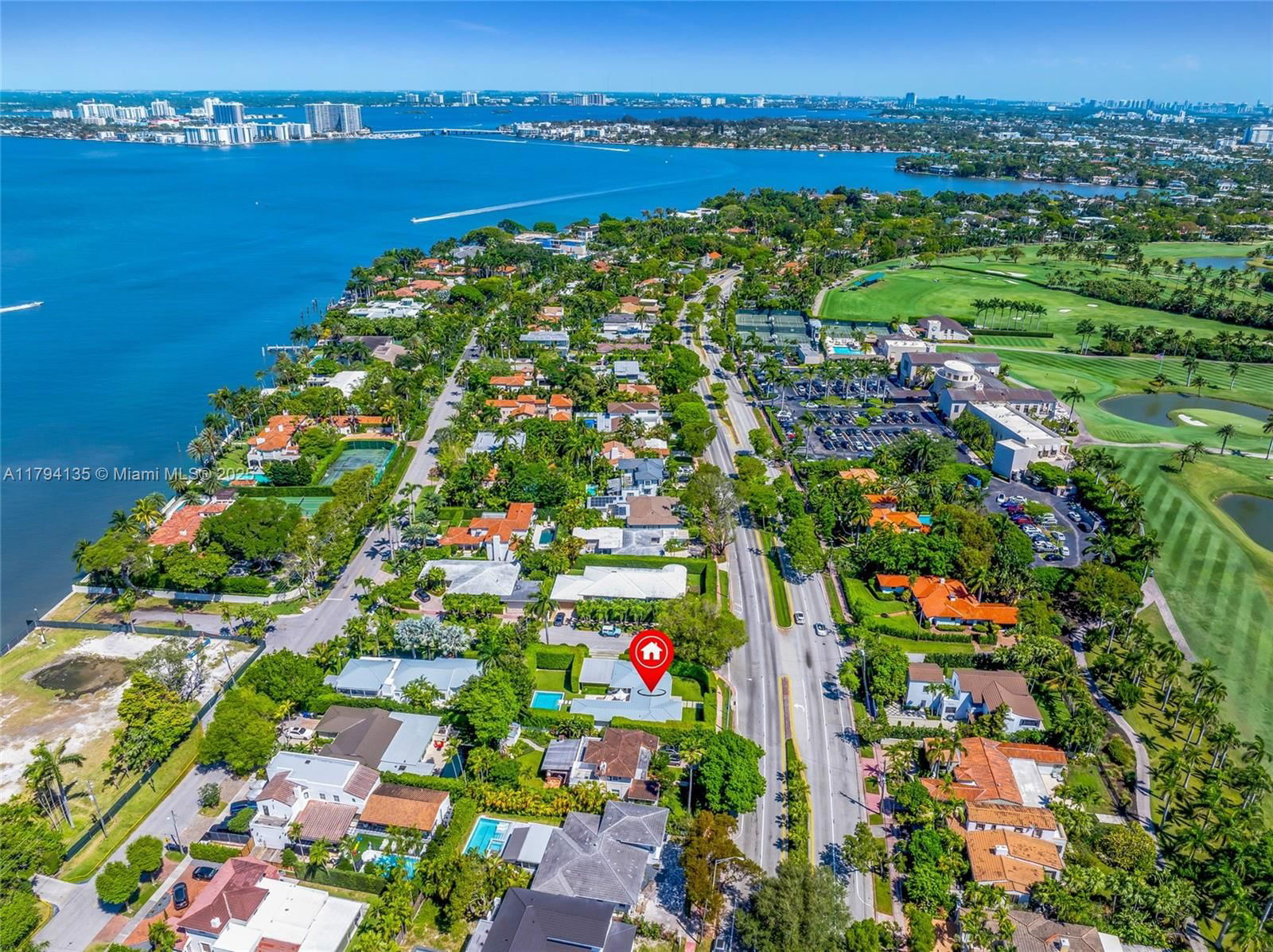 Real estate property located at 5460 Alton Rd, Miami-dade, La Gorce Golf Sub, Miami Beach, FL