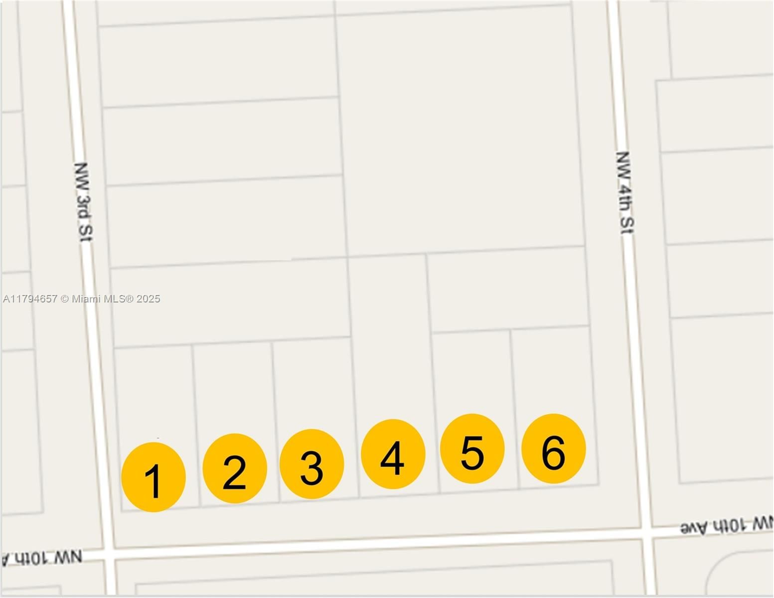 Real estate property located at 1020 4th St, Miami-dade, Lawrence Estate Land Cos, Miami, FL