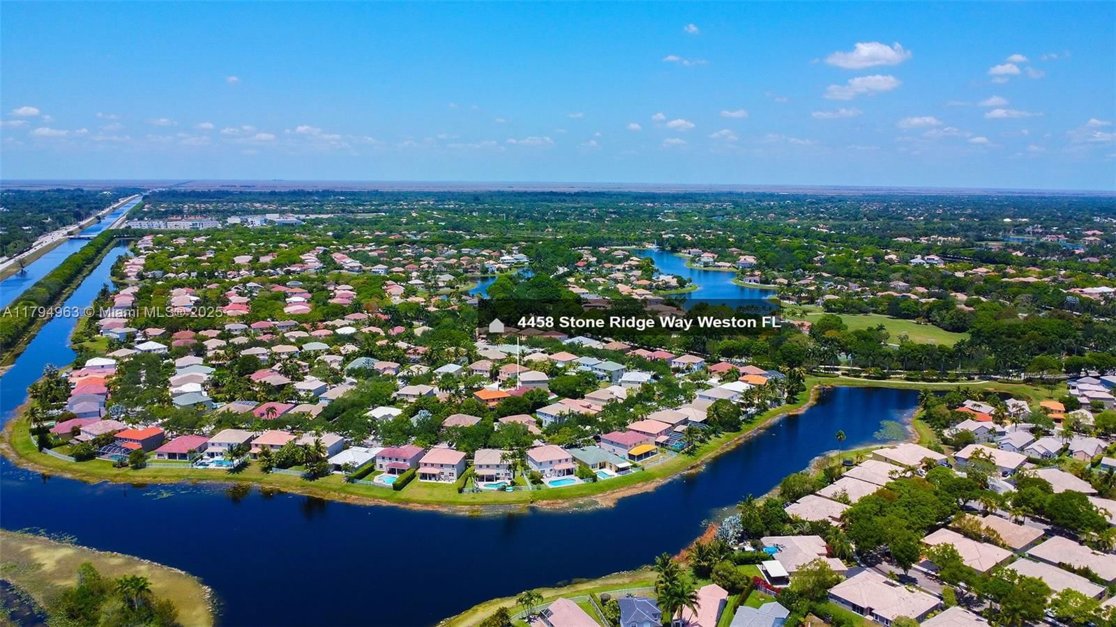 Real estate property located at 4458 Stone Ridge Way, Broward, Sectors 9 And 10-parcel H, Weston, FL