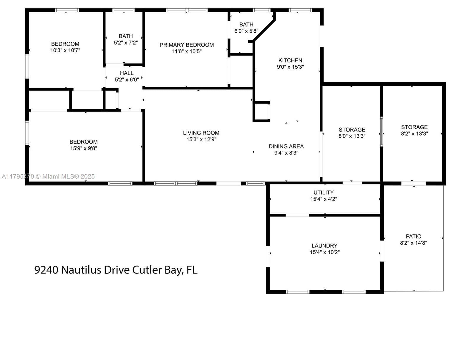 Real estate property located at 9240 Nautilus Dr, Miami-dade, Cutler Ridge Sec 4, Cutler Bay, FL