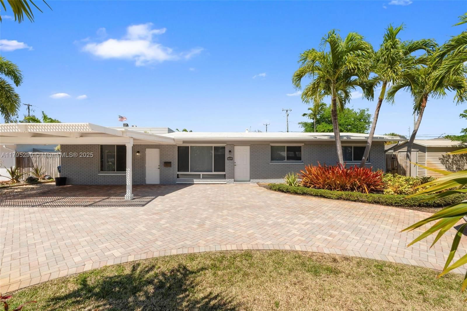 Real estate property located at 609 30th Ct, Broward, Boulevard Estates Amen, Wilton Manors, FL