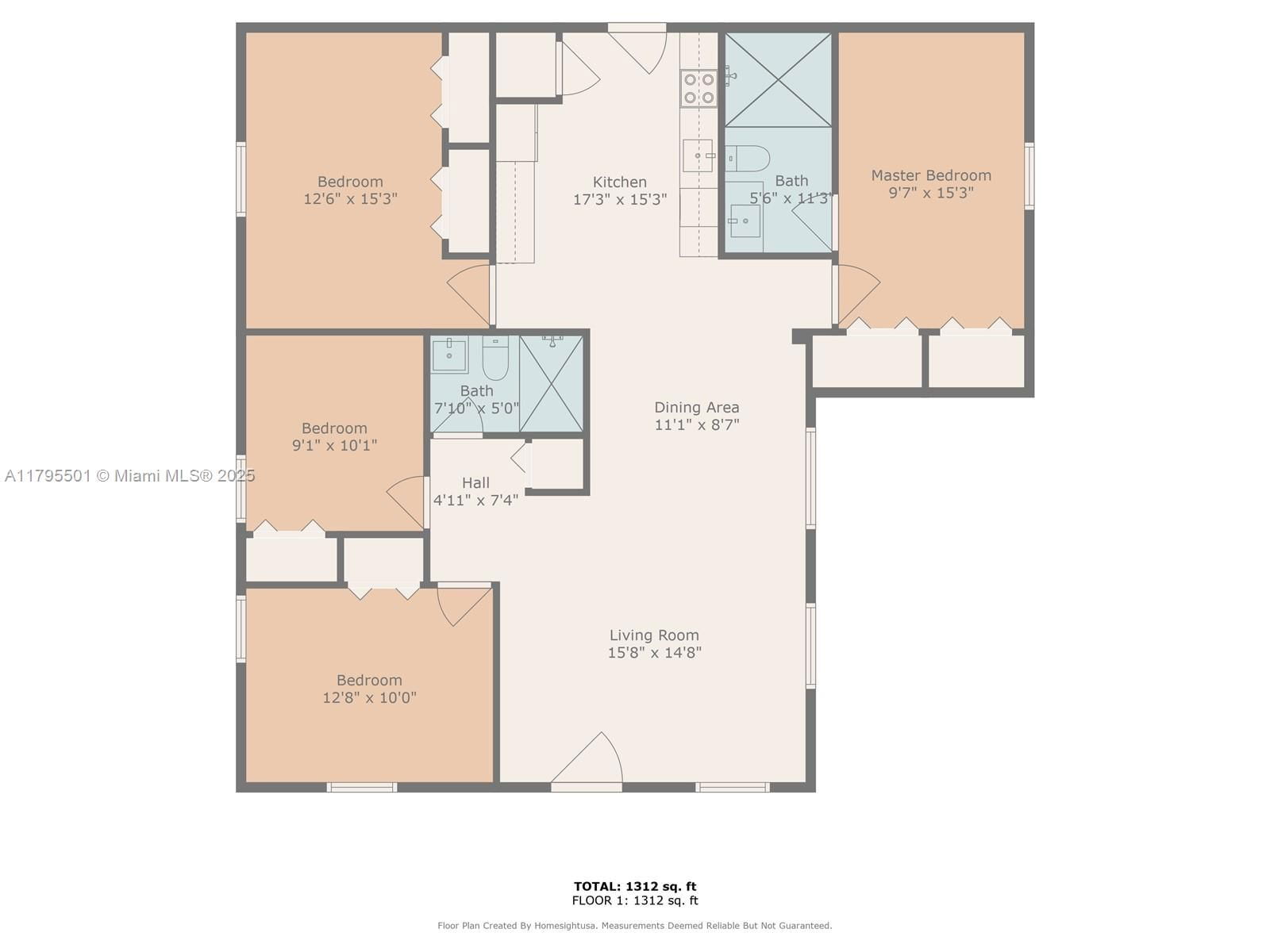 Real estate property located at 2530 155 ST, Miami-dade, Biscayne River Gdns, Miami Gardens, FL