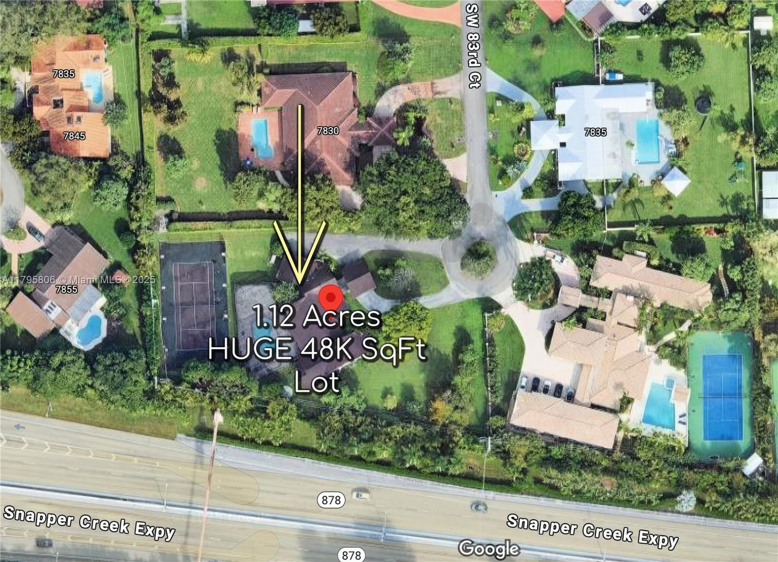 Real estate property located at 7850 83rd Ct, Miami-dade, Kings Creek North Sec 2, Miami, FL