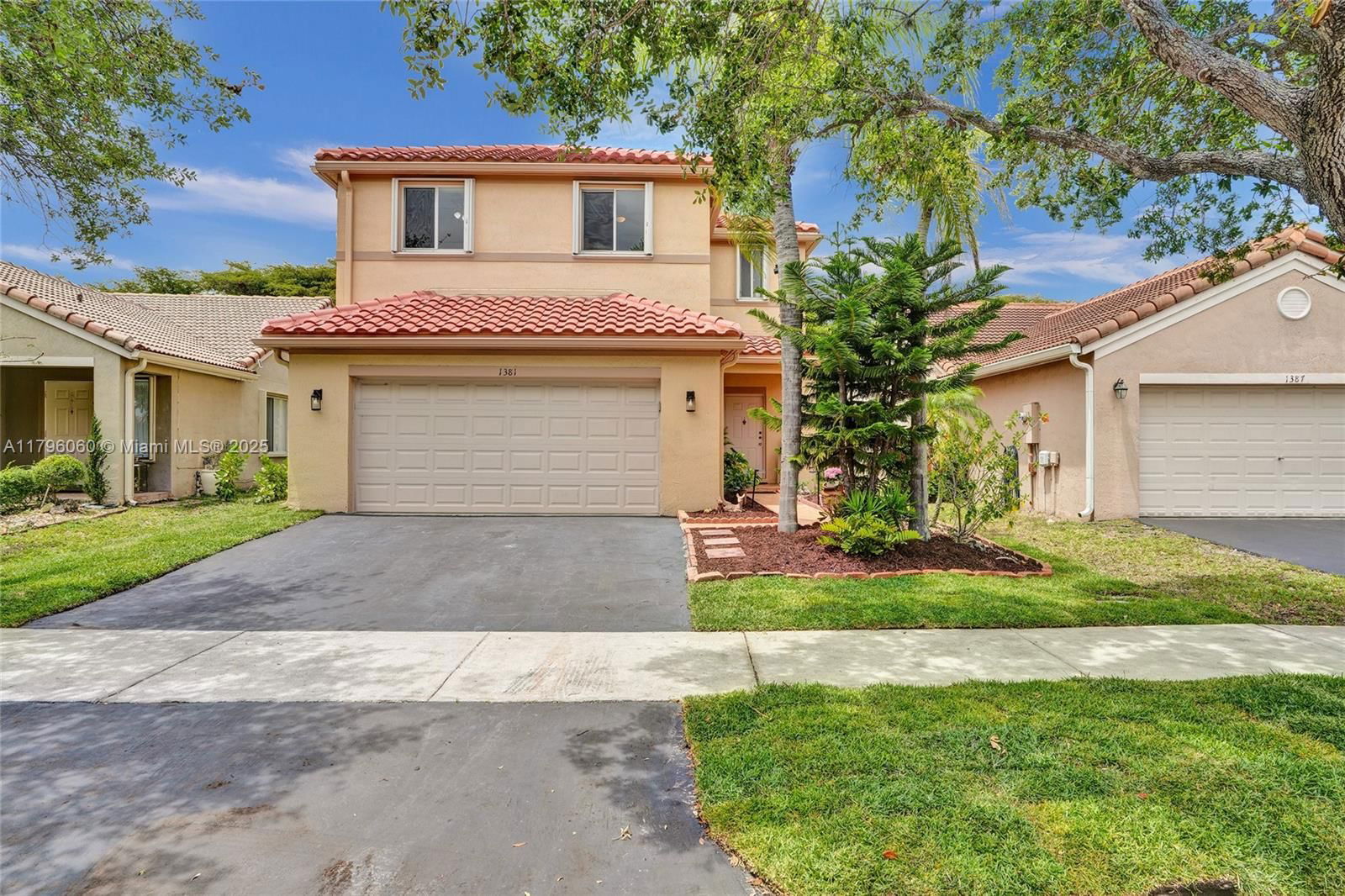 Real estate property located at 1381 Sago Ln, Broward, Sector 2-parcels 1 2 3 4, Weston, FL