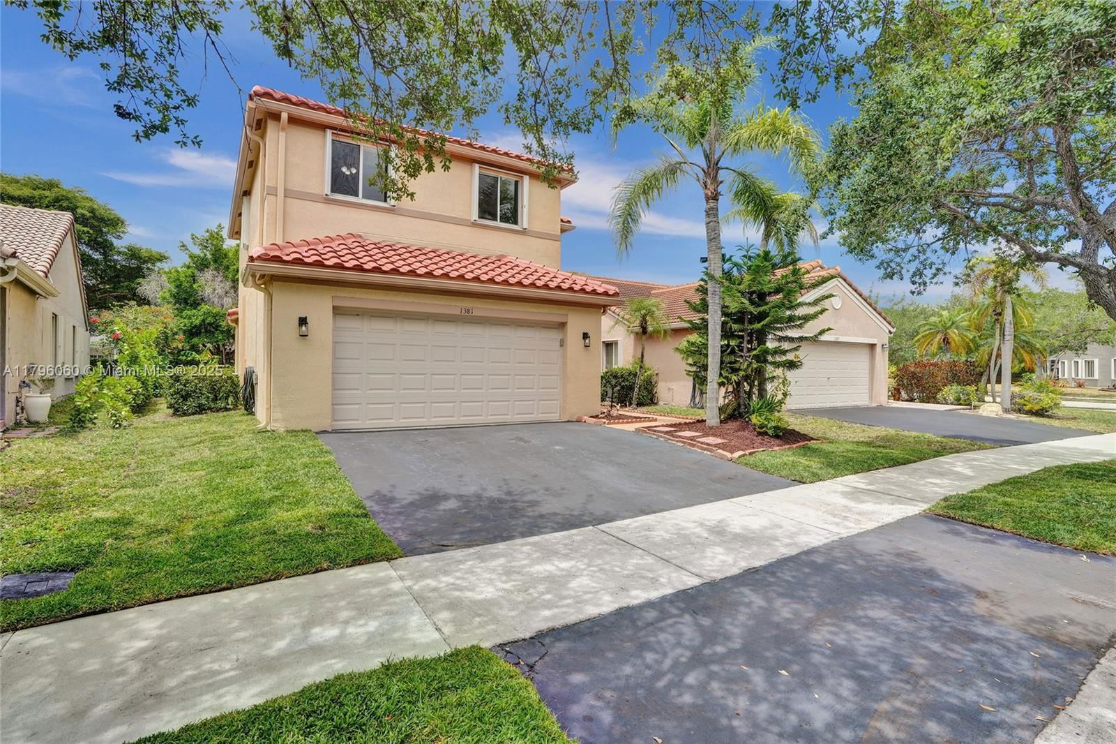 Real estate property located at 1381 Sago Ln, Broward, Sector 2-parcels 1 2 3 4, Weston, FL