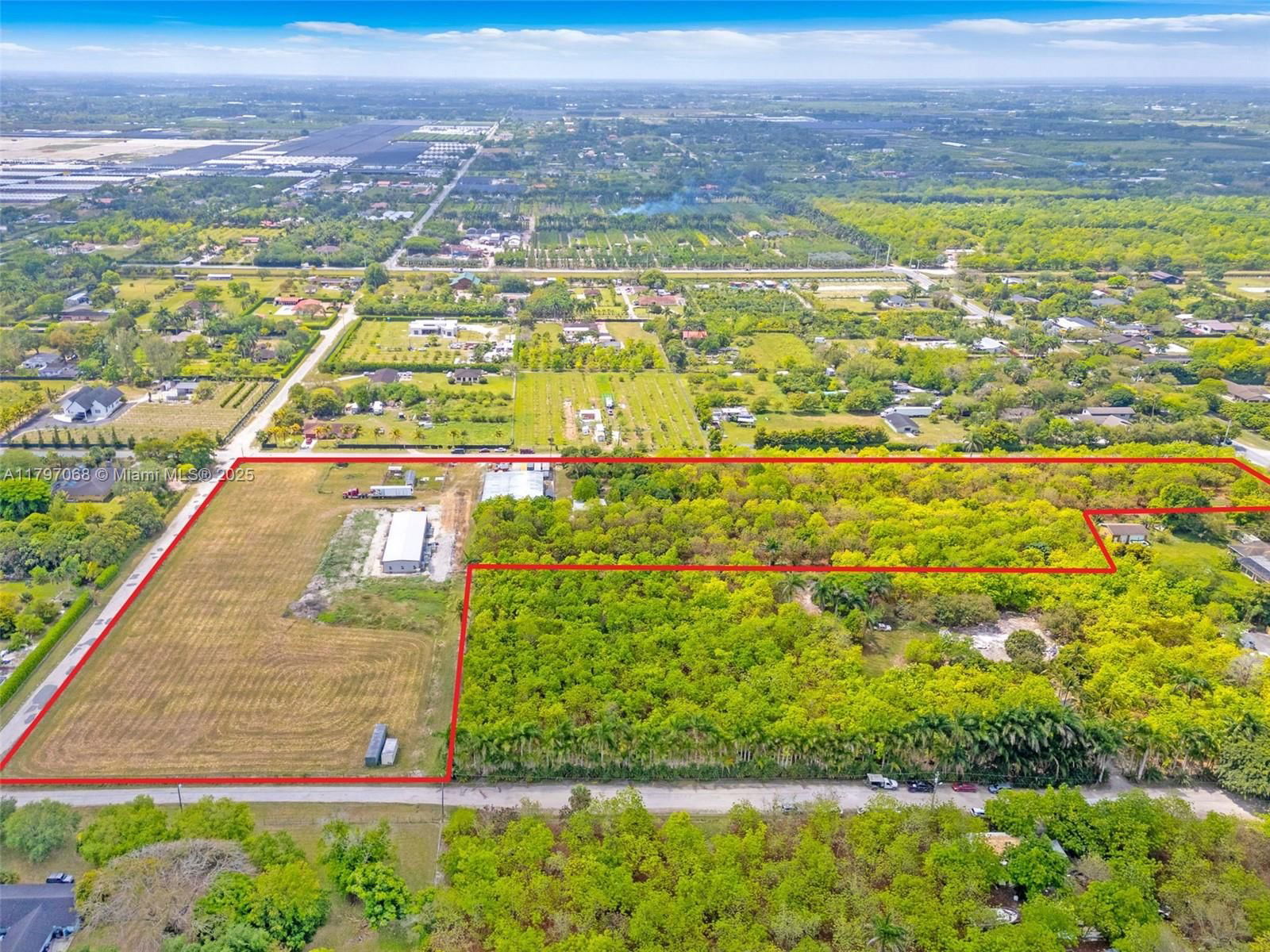 Real estate property located at 19700 188th St, Miami-dade, Redland Agri 11.71 Acres, Miami, FL