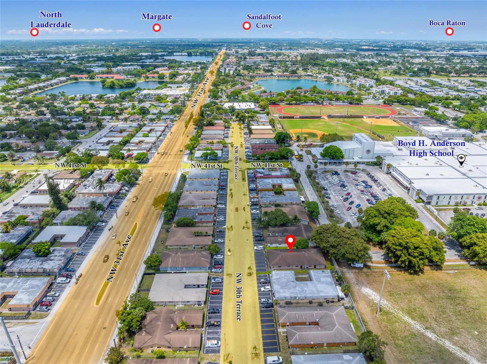 Real estate property located at 4020 30th Ter, Broward, Row 20-49-42, Lauderdale Lakes, FL