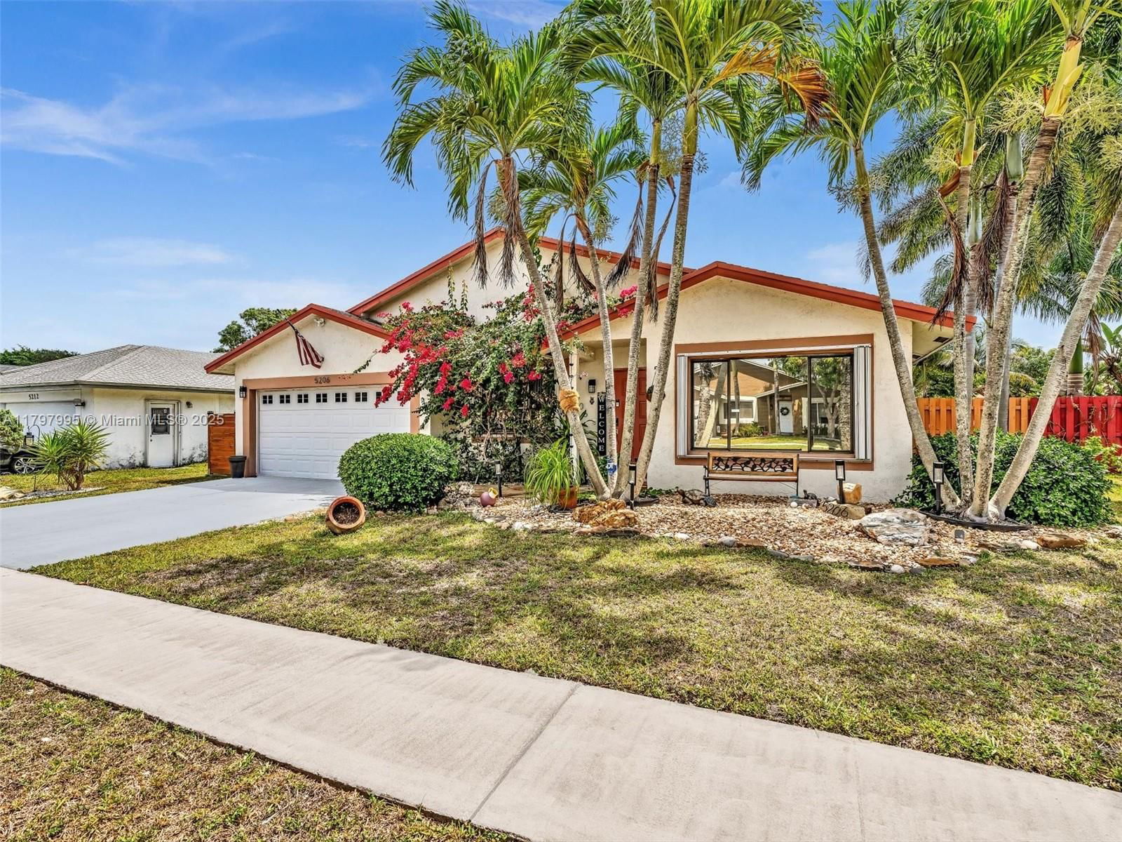 Real estate property located at 5206 99th Ave, Broward, Parkwood Homes Three, Sunrise, FL
