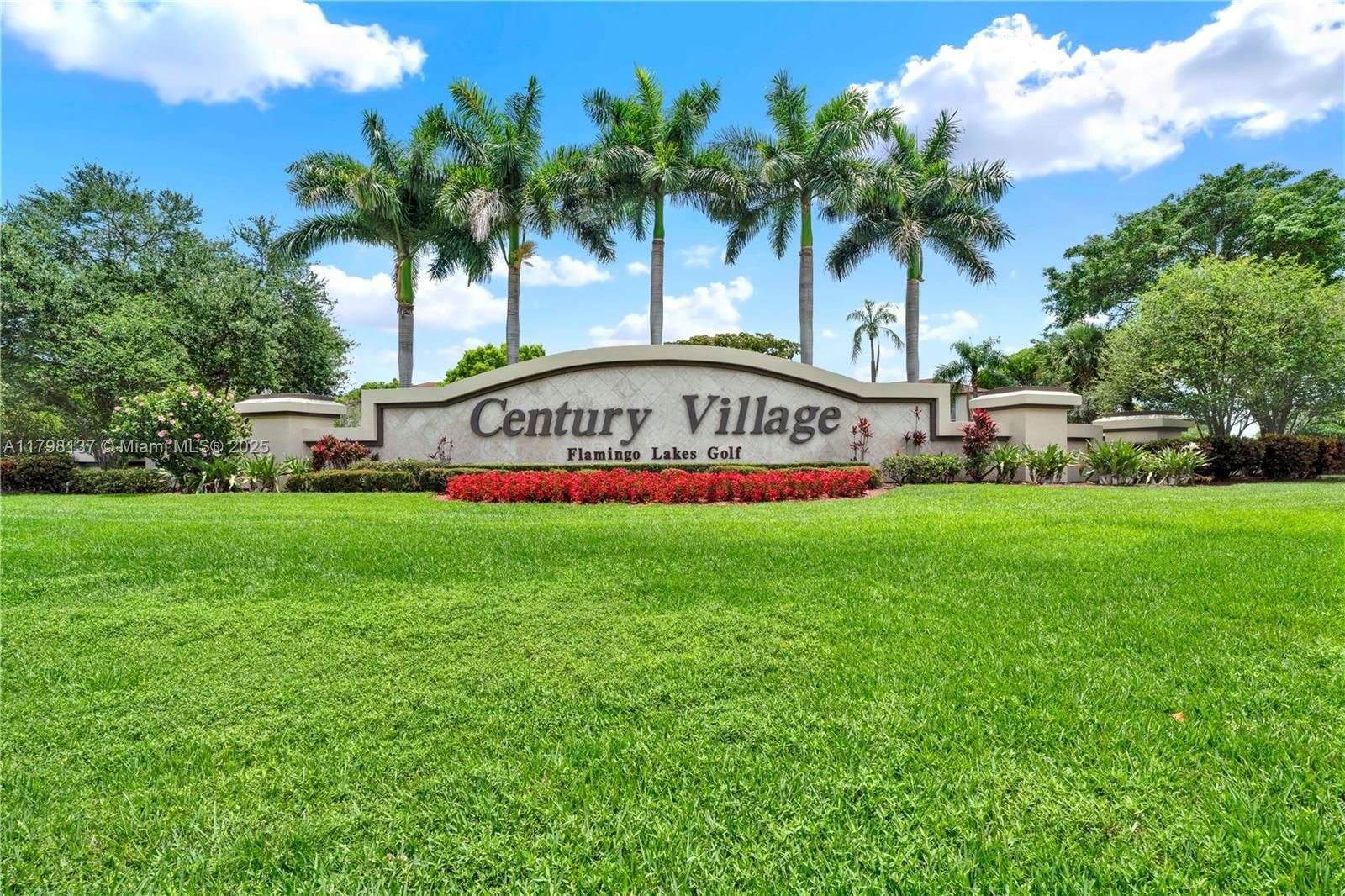 Real estate property located at 12650 15th St #108F, Broward, Falmouth At Century Villa, Pembroke Pines, FL