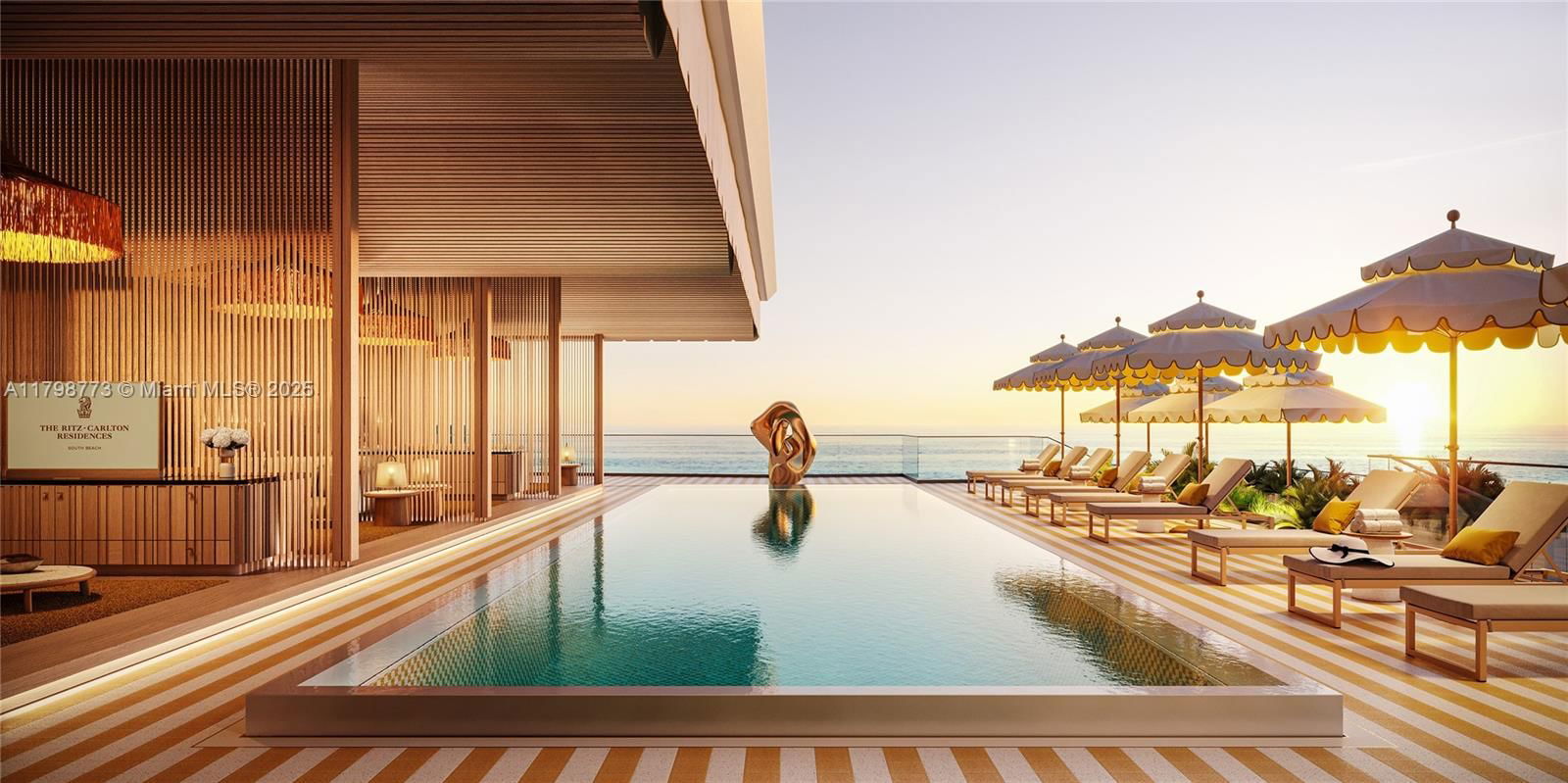 Real estate property located at 1671 Collins Ave #15A, Miami-dade, Ritz-carlton South Beach, Miami Beach, FL