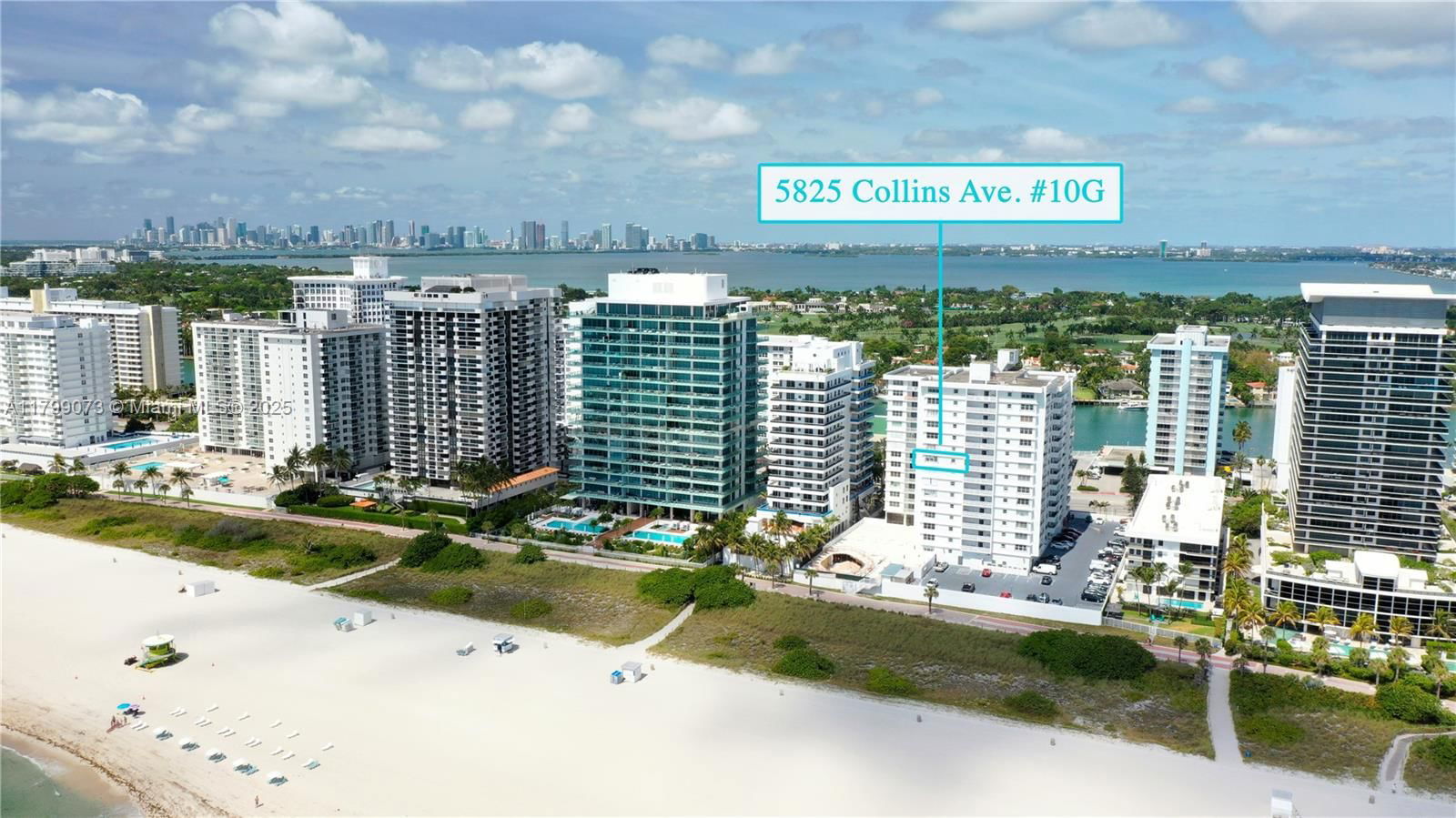 Real estate property located at 5825 Collins Ave #10G, Miami-dade, Corinthian Condo, Miami Beach, FL