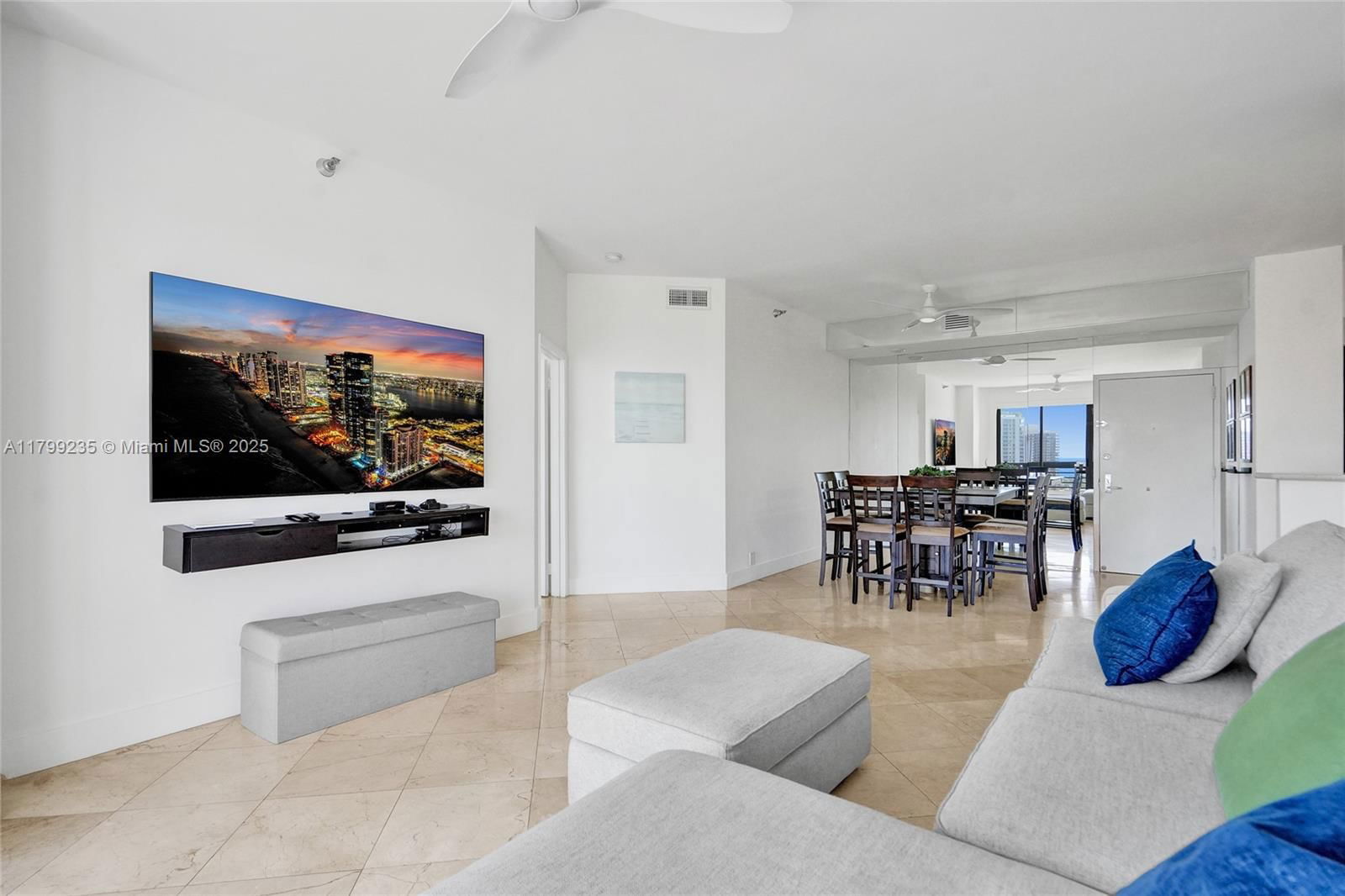 Real estate property located at 3400 192nd St PH11, Miami-dade, Mystic Pointe Tower 600 C, Aventura, FL