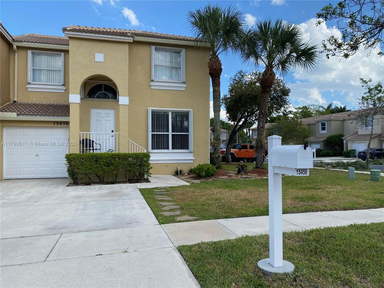 Real estate property located at 15456 12th Pl, Broward, Towngate, Pembroke Pines, FL