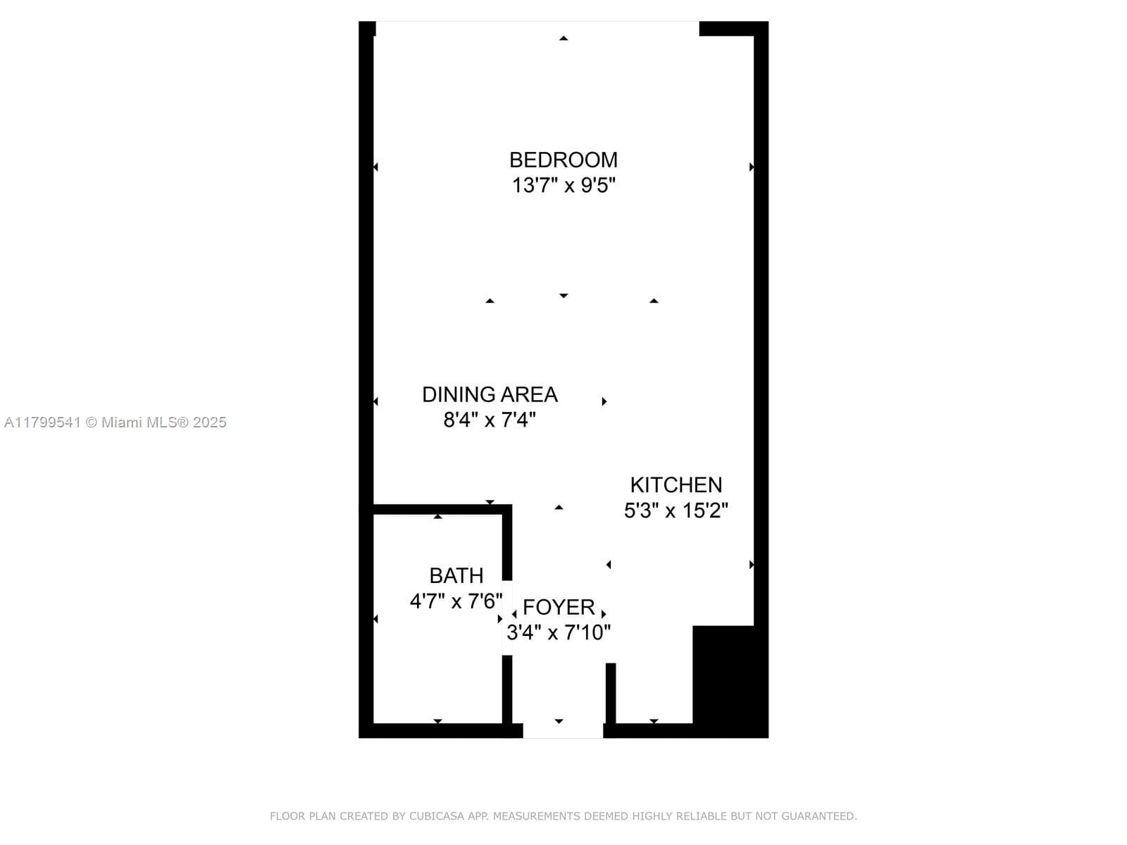 Real estate property located at 555 15th St #508, Miami-dade, Venetia Condo, Miami, FL